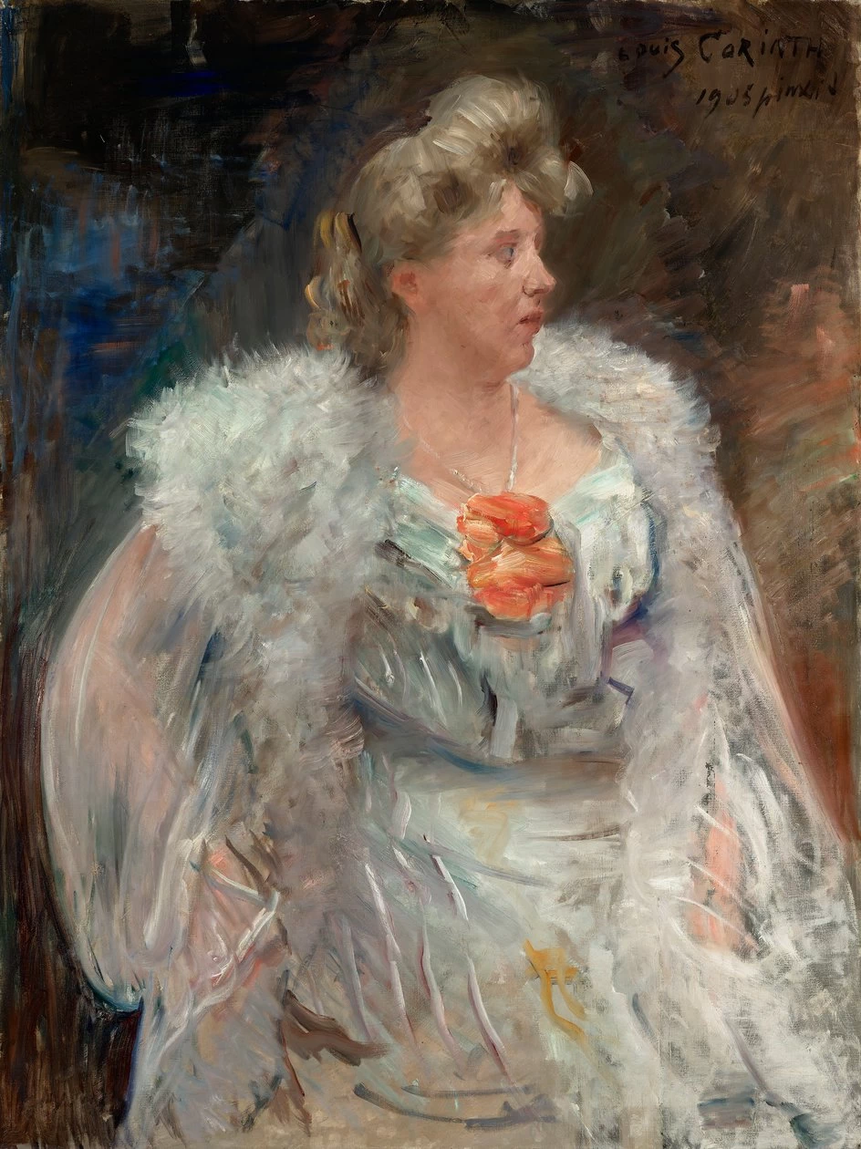 La cantante Frieda Halbe - Belvedere, Galerie Caspari, München